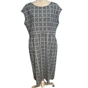 NEW Boden Plus Size 16 18 Long 16L 18L Florrie Jersey Sheath Dress Floral Print